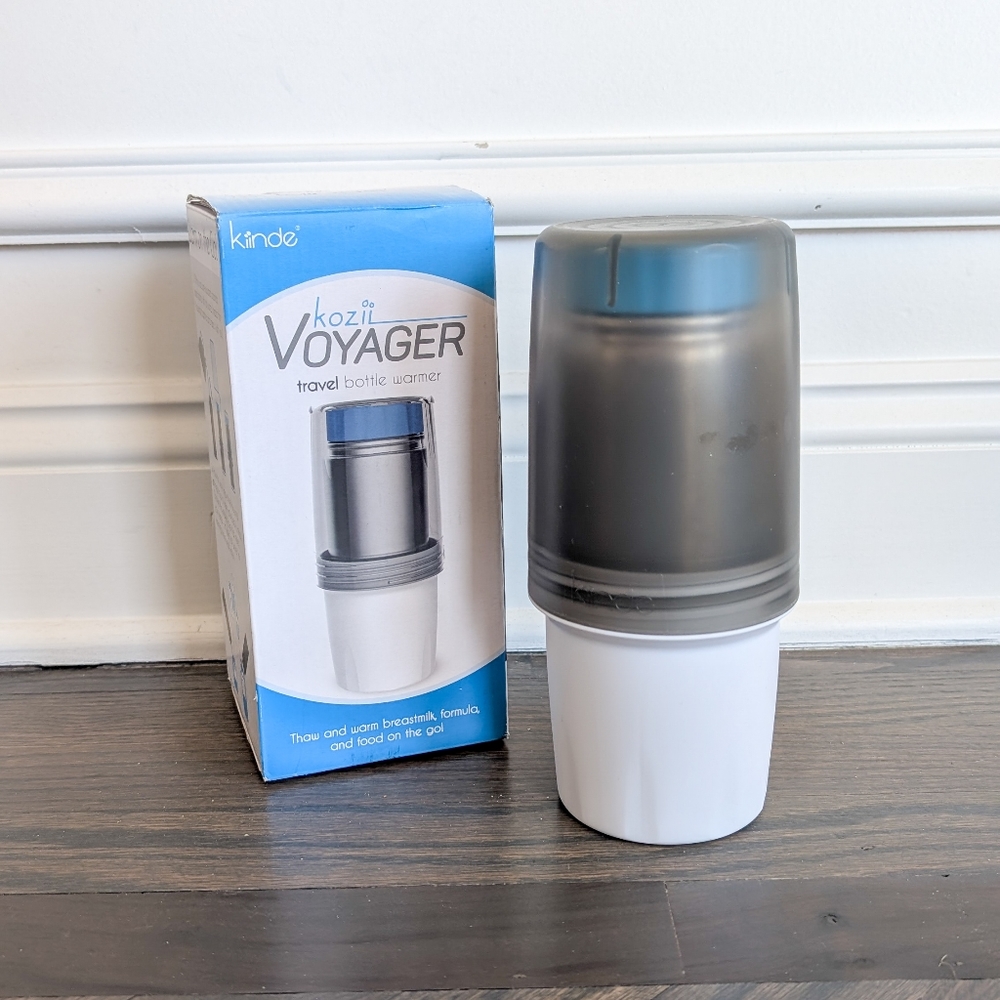 Kiinde Kozii Voyager, Compact Travel Bottle Warmer for Breast Milk, Portable
